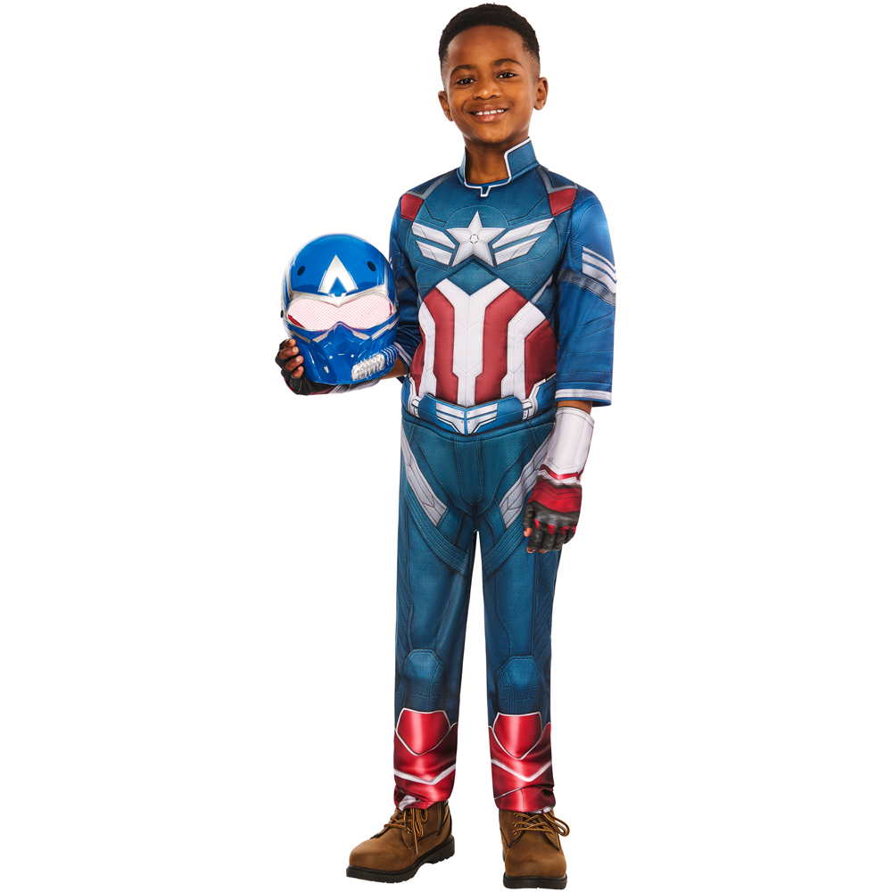 Marvel Deluxe Captain America Costume Age 5 to 6 Years Image 6