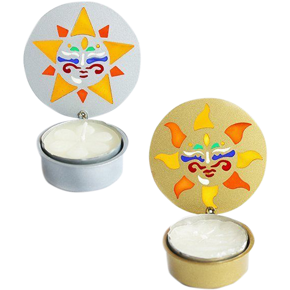 Highlands Homeware Gold and Silver Tealight Holder in Assorted Styles 6 Pack Image 1