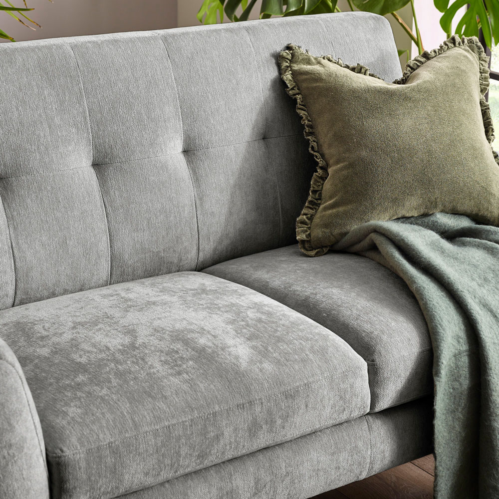 Julian Bowen Monza 2 Seater Dove Fabric Sofa Image 6