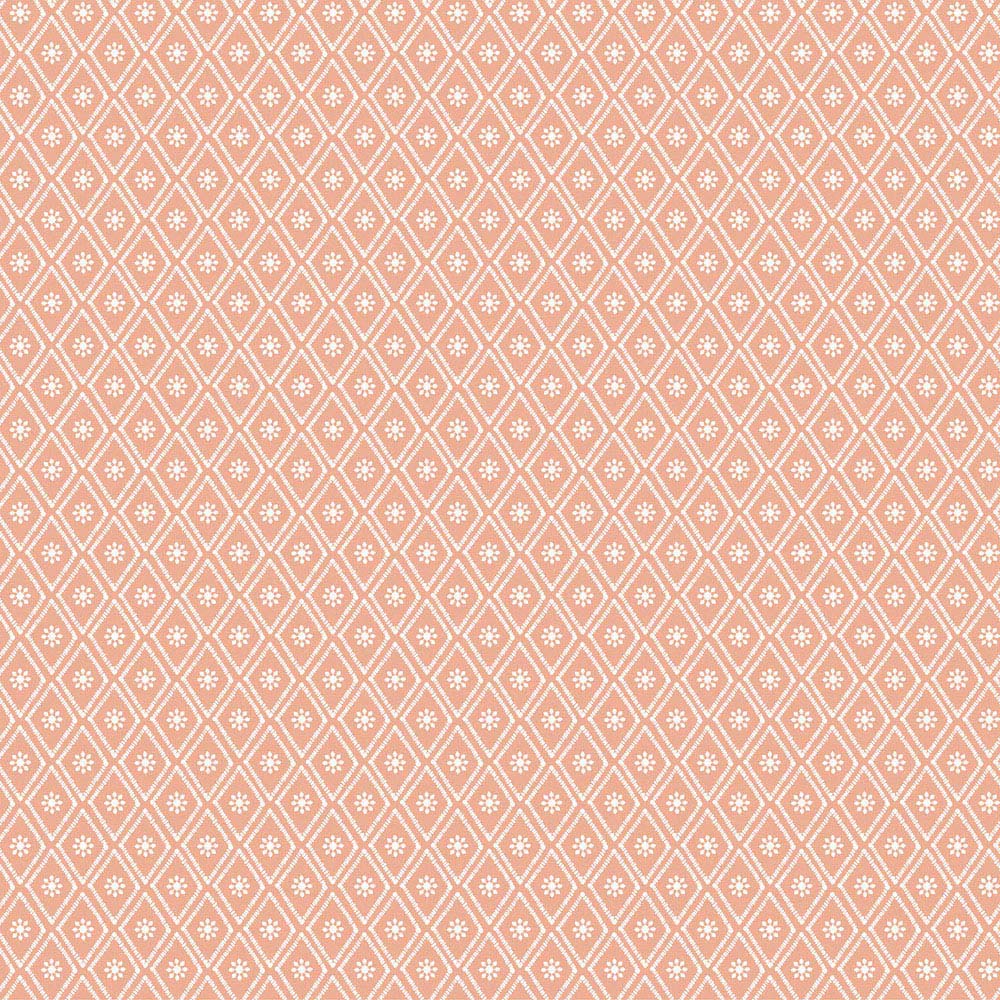 Hoopla Walls Purity Ditsy Diamond Pink Wallpaper Image 1