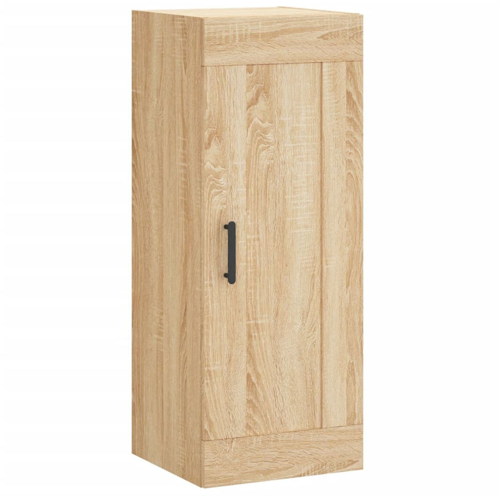 vidaXL Single Door Sonoma Oak Wall Mounted Narrow Cabinet Image 2