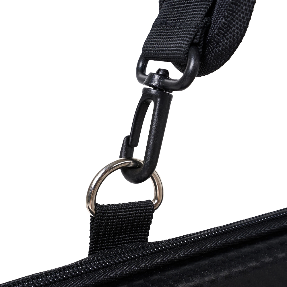 H&O Direct Black Badminton Racquet Bag with Shoulder Strap Image 5