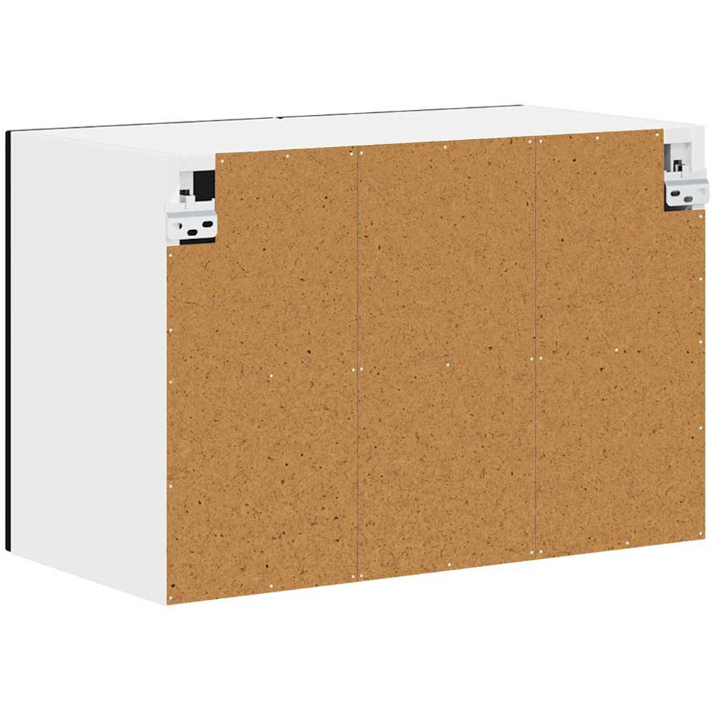 vidaXL Kalmar 2 Door Black Wall Mounted Kitchen Cabinet Image 8