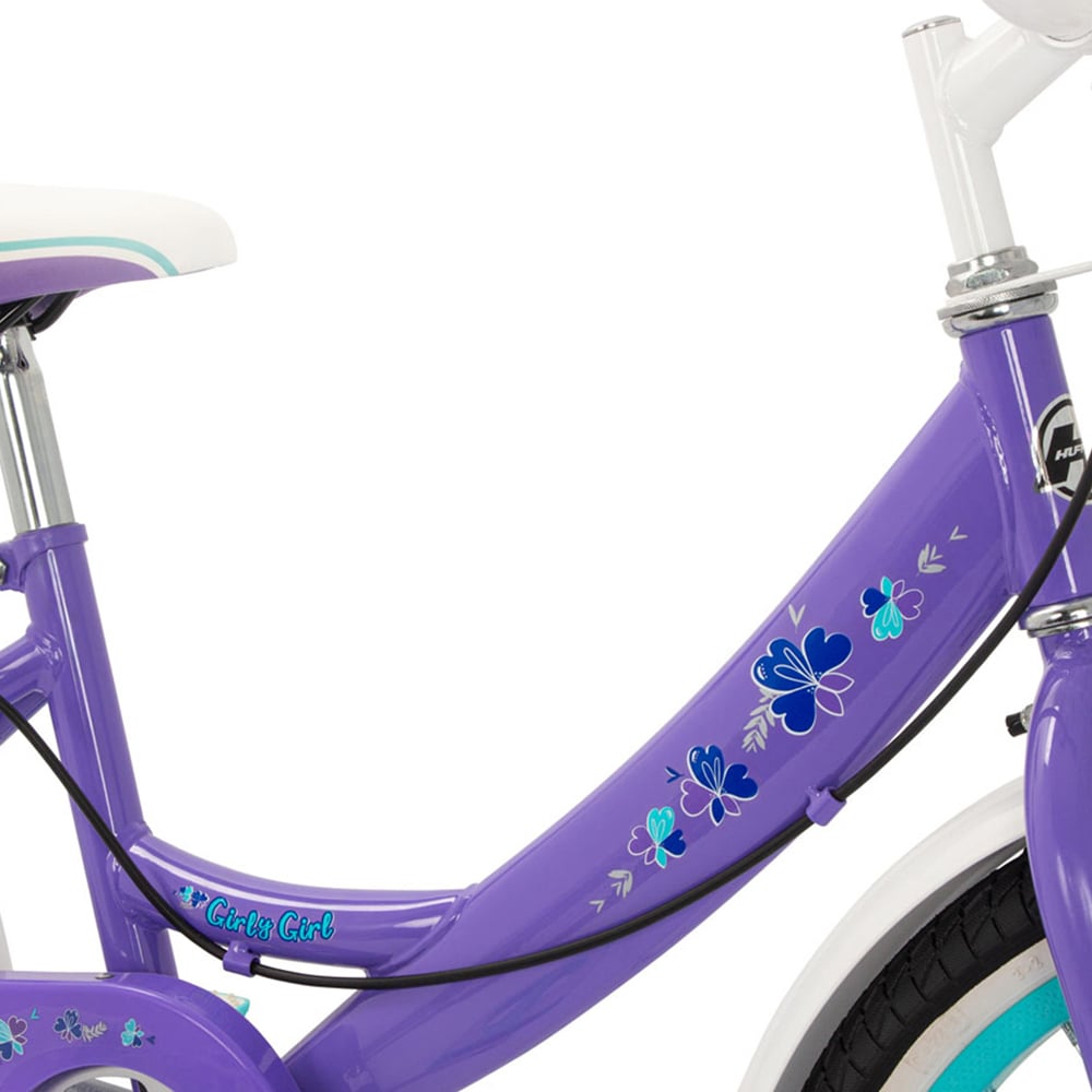 Huffy Girly Girl 23295W Purple Single Speed 20 inch Kids Bike Image 4