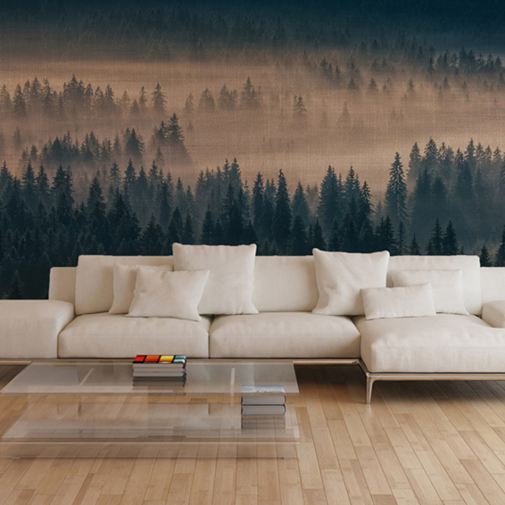 A.S Creation Forest in Fog Digital Mural Image 1