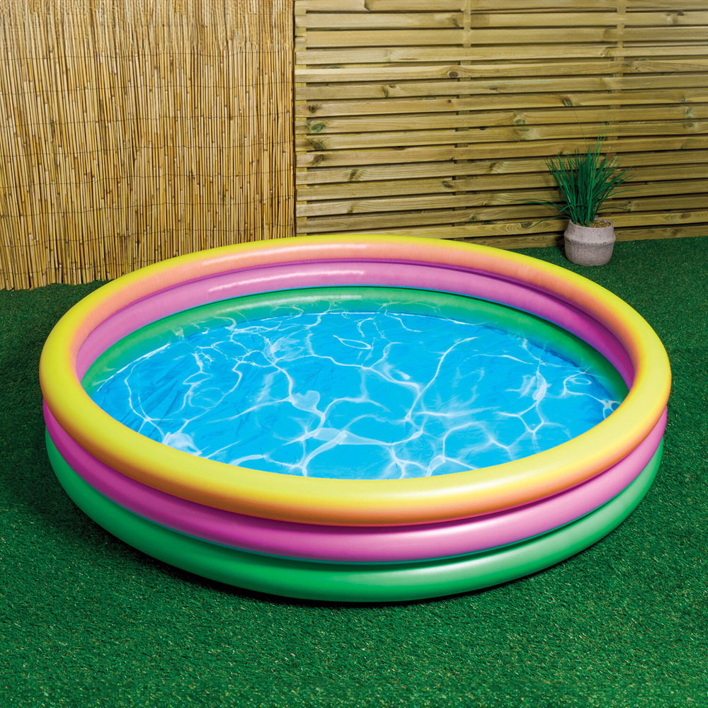 Inflatable Rainbow Pool Image 2