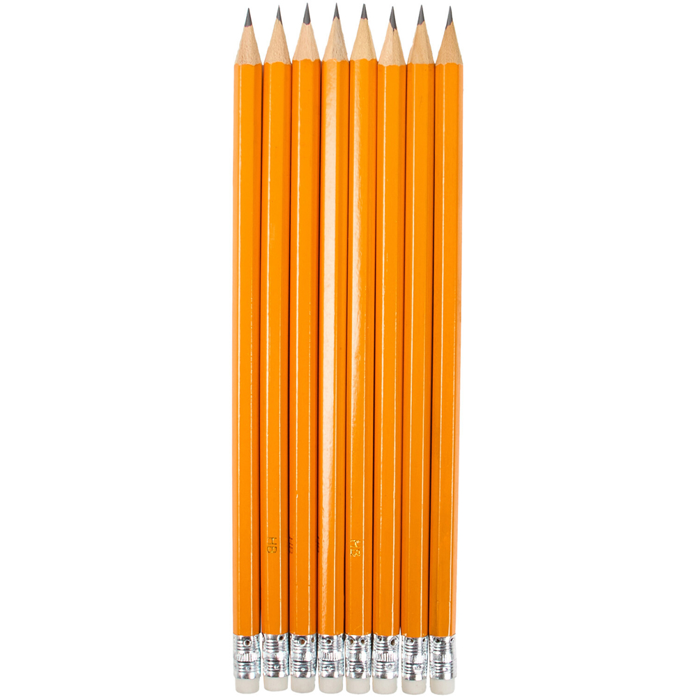 Pack of 150 Pre-Sharpened Wooden HB Pencils Image 3