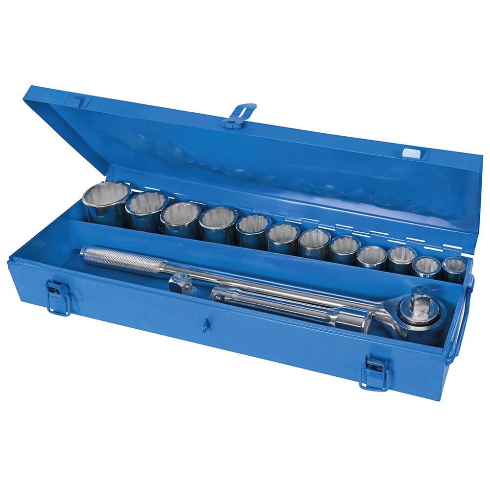 Silverline 15 Piece 3/4 inch Socket Set Image 1