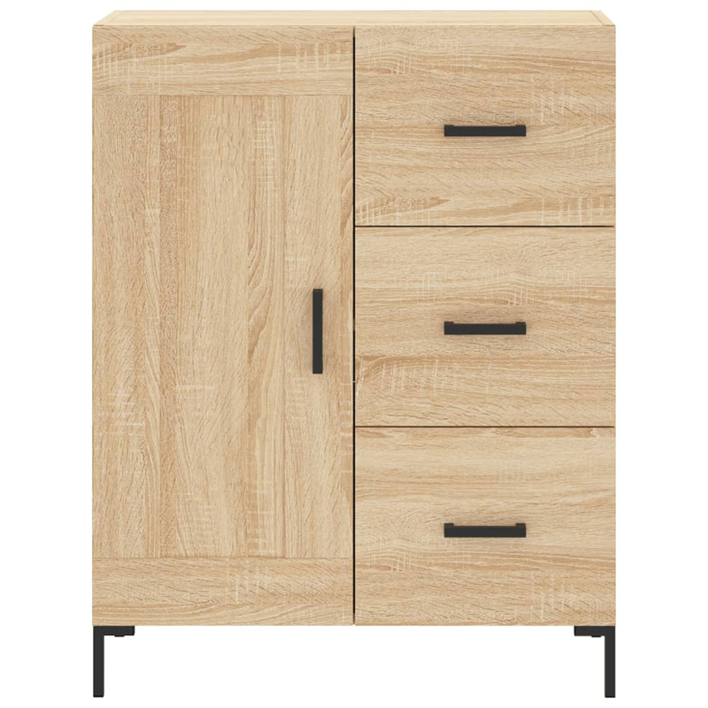 vidaXL 3 Door 3 Drawer Sonoma Oak Highboard Image 8
