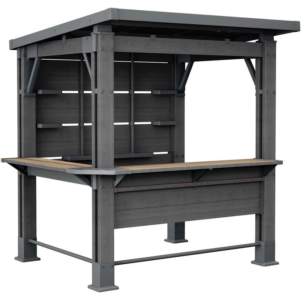 Keter Signature 2.3 x 2m Ashwood Bar Gazebo Image 2