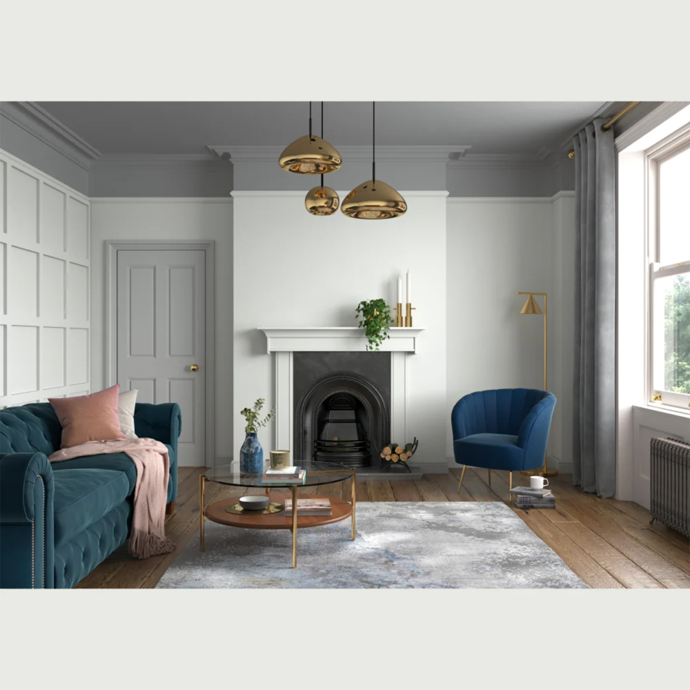 Dulux Heritage Walls and Ceilings Panel White Velvet Matt Emulsion Paint 1L Image 4