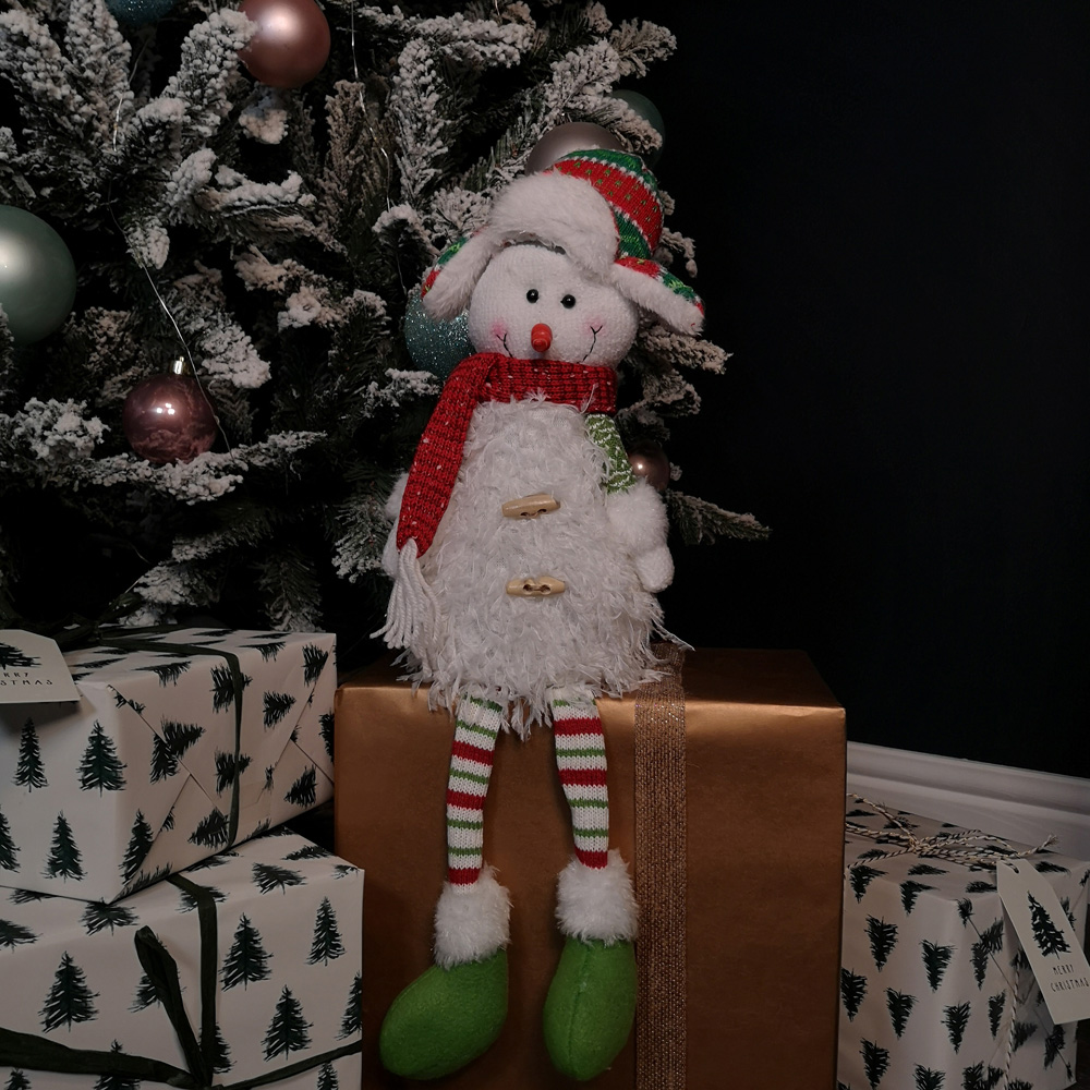 Samuel Alexander Dangly Leg Snowman LED Christmas Decoration Image 6