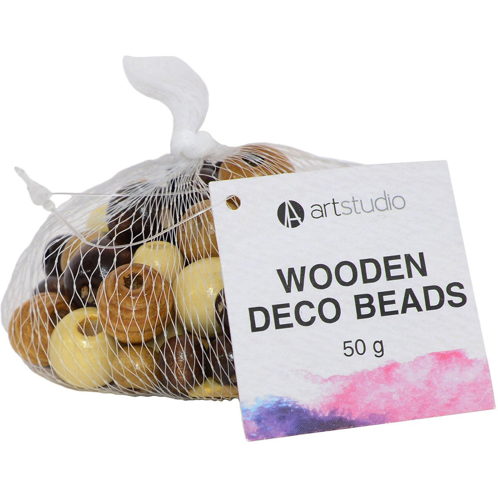 Art Studio Wooden Deco Beads Image 4