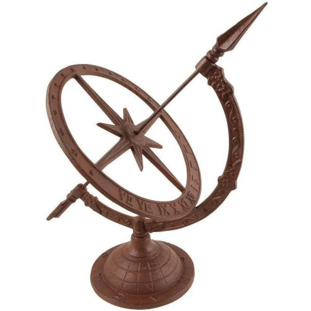 Fallen Fruits Small Cast Iron Garden Sundial Image