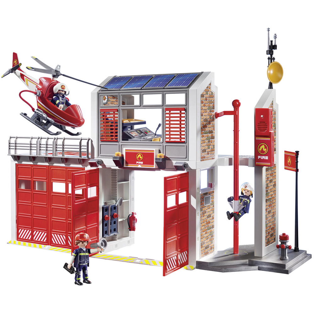 Playmobil City Action Fire Station Playset Image 3