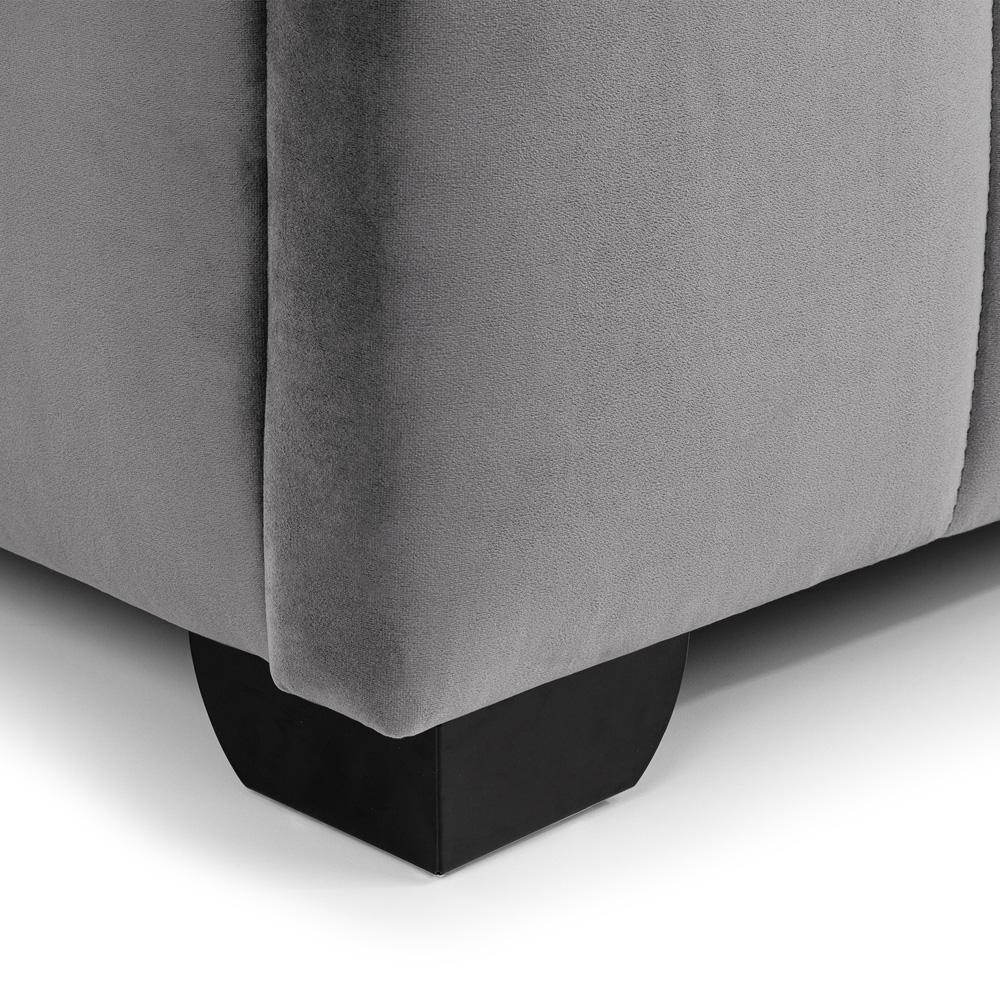 Julian Bowen Gatsby Double Light Grey Bed Image 6