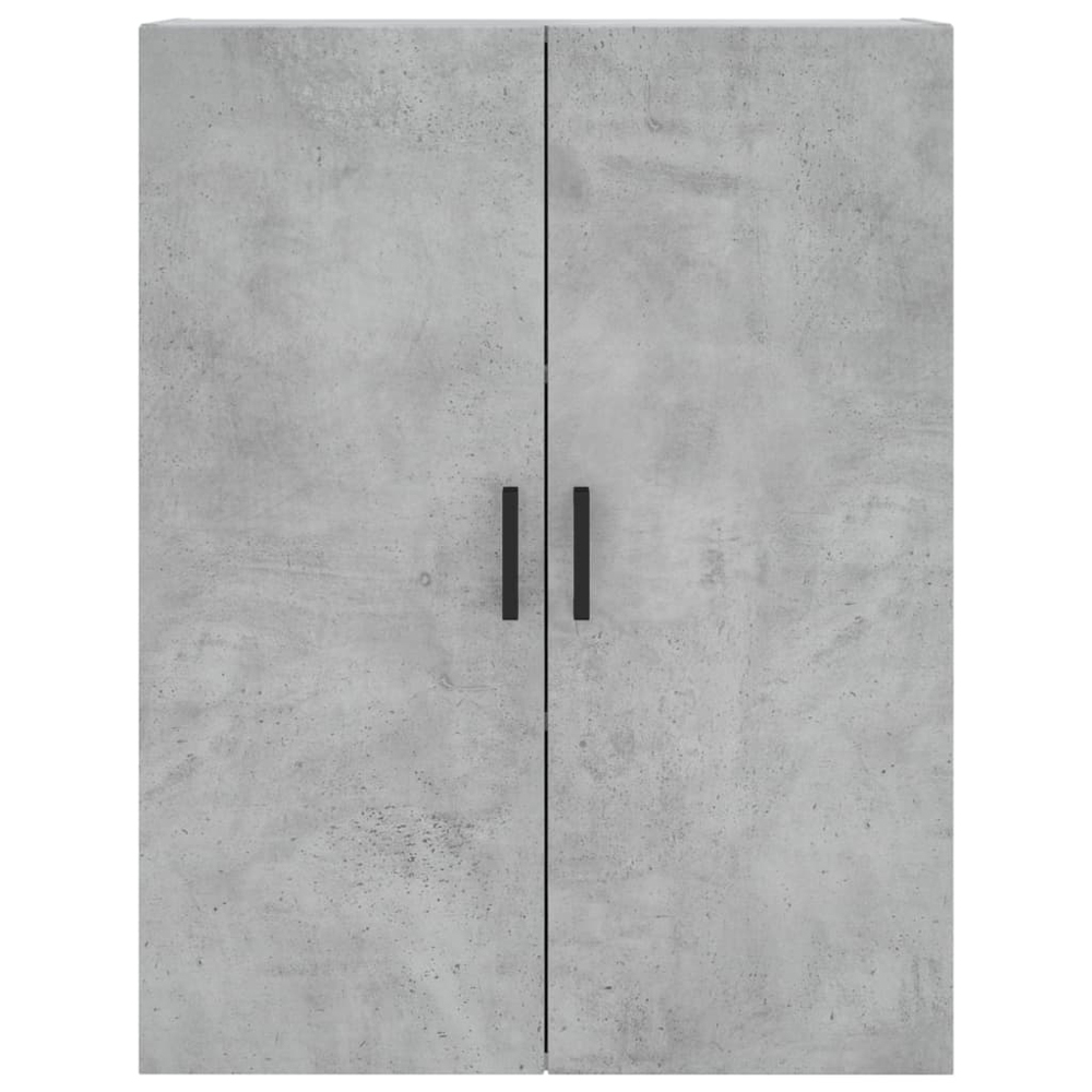 vidaXL 4 Door Concrete Grey Highboard Image 6
