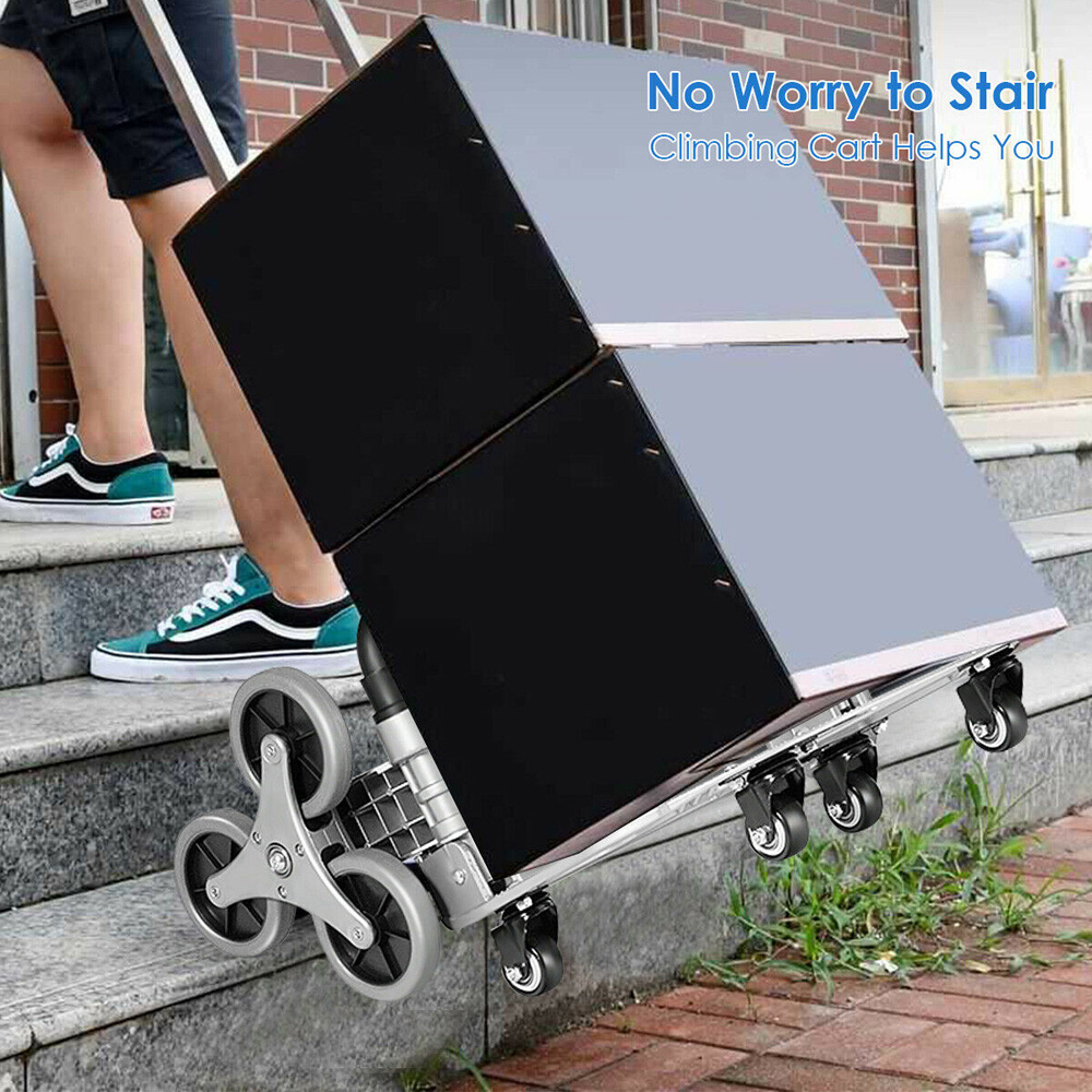 Costway Folding Hand Truck with Wheels and Elastic Rope Image 2