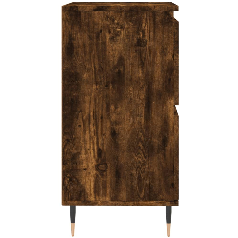 vidaXL 4 Door Smoked Oak Sideboard Image 7