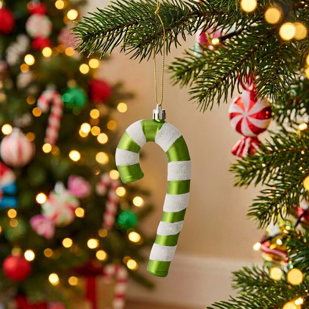 Set of 37 Candy Cane Carnival Baubles Image 3