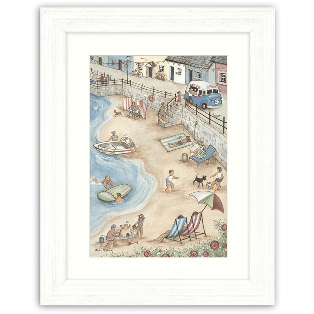 Janice McGloine Seaside Framed Print Image 5
