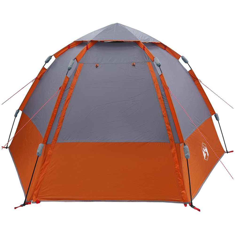 vidaXL 4 Person Instant Tent Grey Image 5