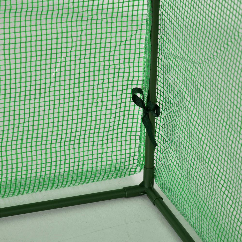 Outsunny Long Plastic Cover Tunnel 9.6 x 3.2ft Greenhouse Image 3