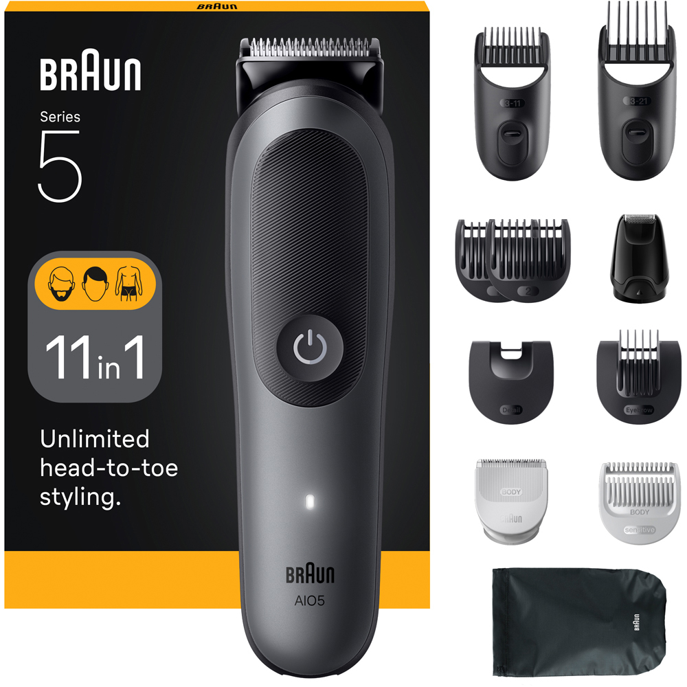 Braun All in One Series 5 AIO5560 11 in 1 Grooming Kit Image 2