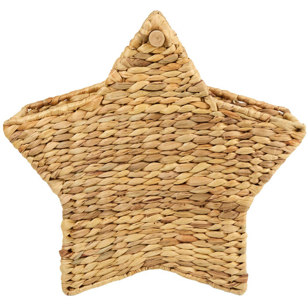 Star Toilet Roll Holder Natural Image 3