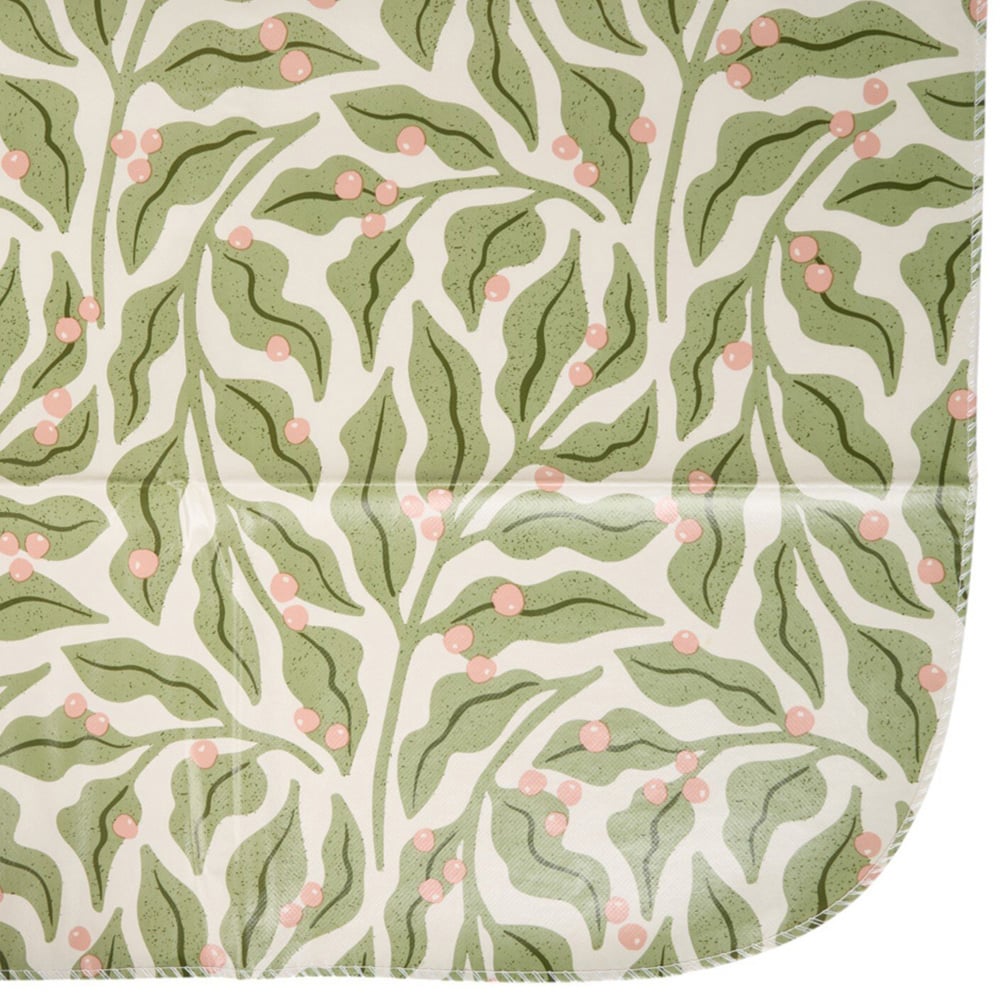 Leaves Wipe Clean Tablecloth Green Image 4