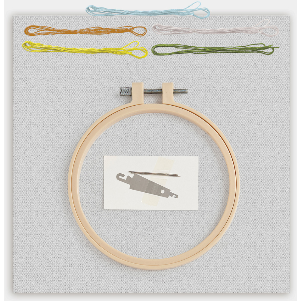Simply Make Dandelion Embroidery Craft Kit Image 3