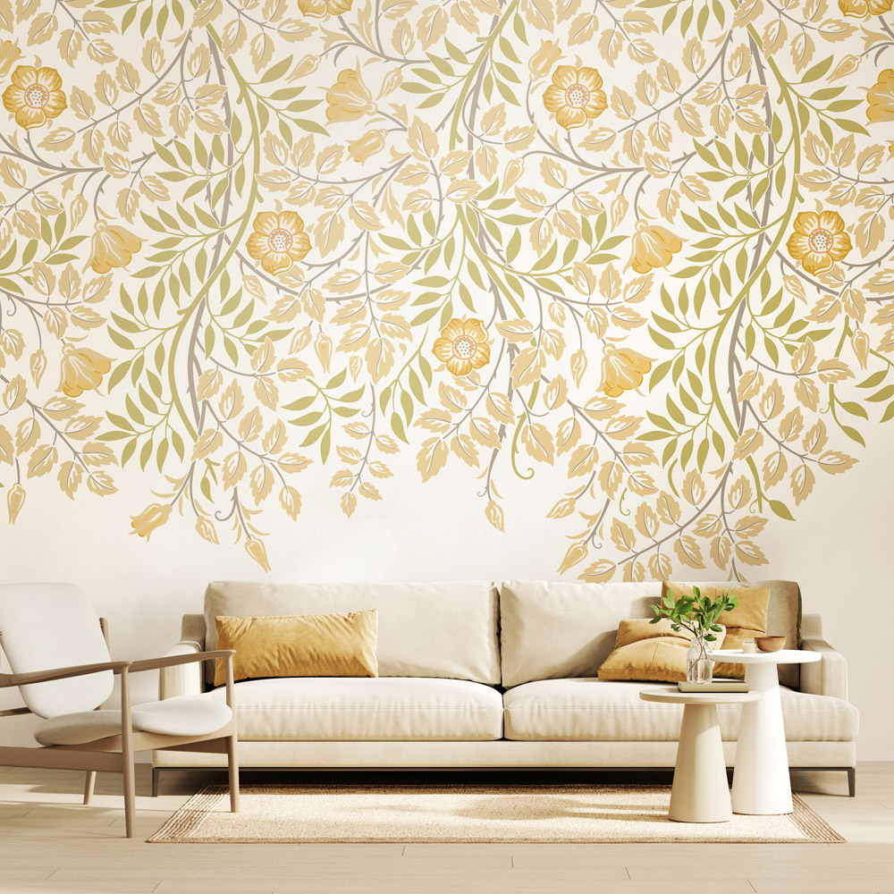 Origin Murals Cascading Rosehip Multicolour Wall Mural Image 1