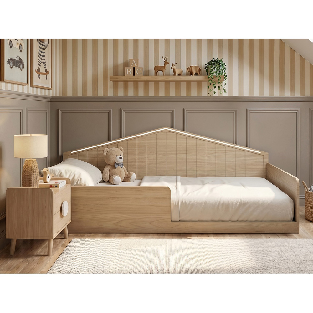 Flair Wilbur Small Double Natural Montessori Bed Image 4