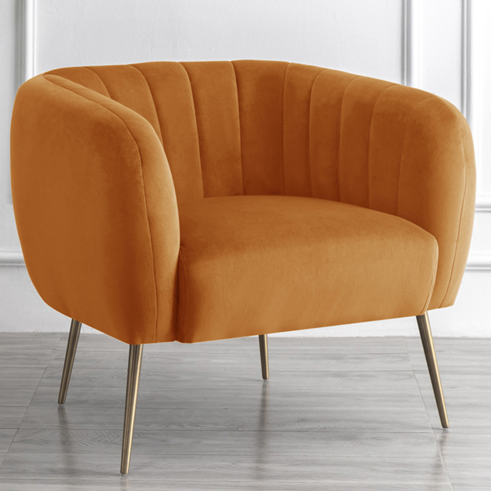 Artemis Home Matilda Orange Accent Chair Image 1