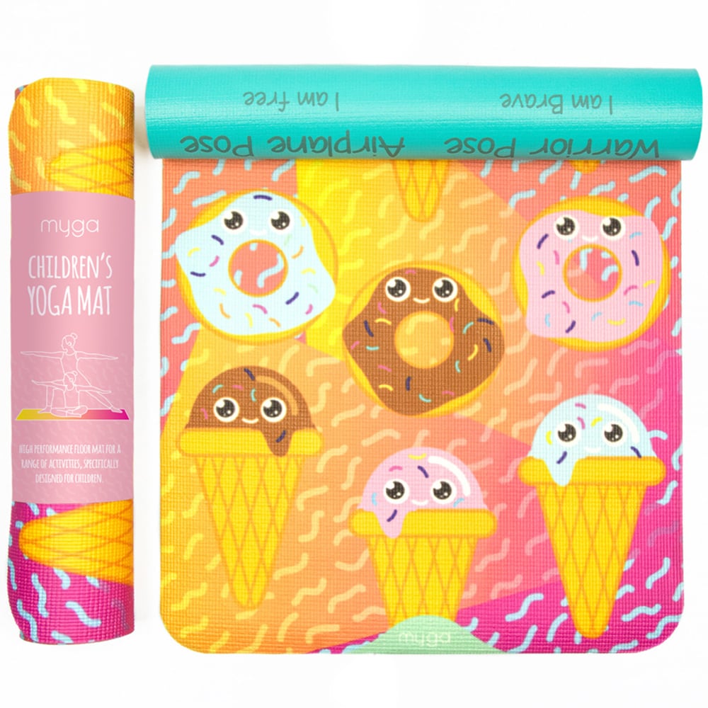 Myga Sweet Tooth Kids Printed Yoga Mat Image 2
