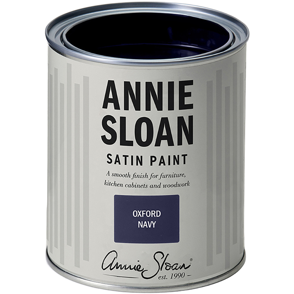 Annie Sloan Oxford Navy Wood and Metal Satin Paint 750ml Image 2