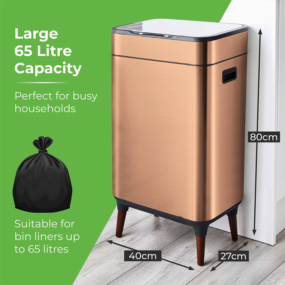 Tower Ozone Gold Sensor Bin 65L Image 9