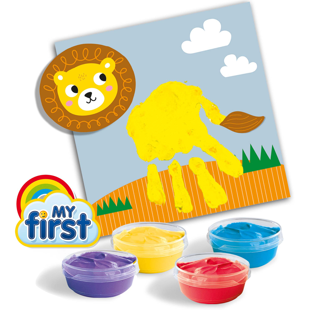 SES Creative My First Fingerpaint Handprint Animals Craft Set Image 3