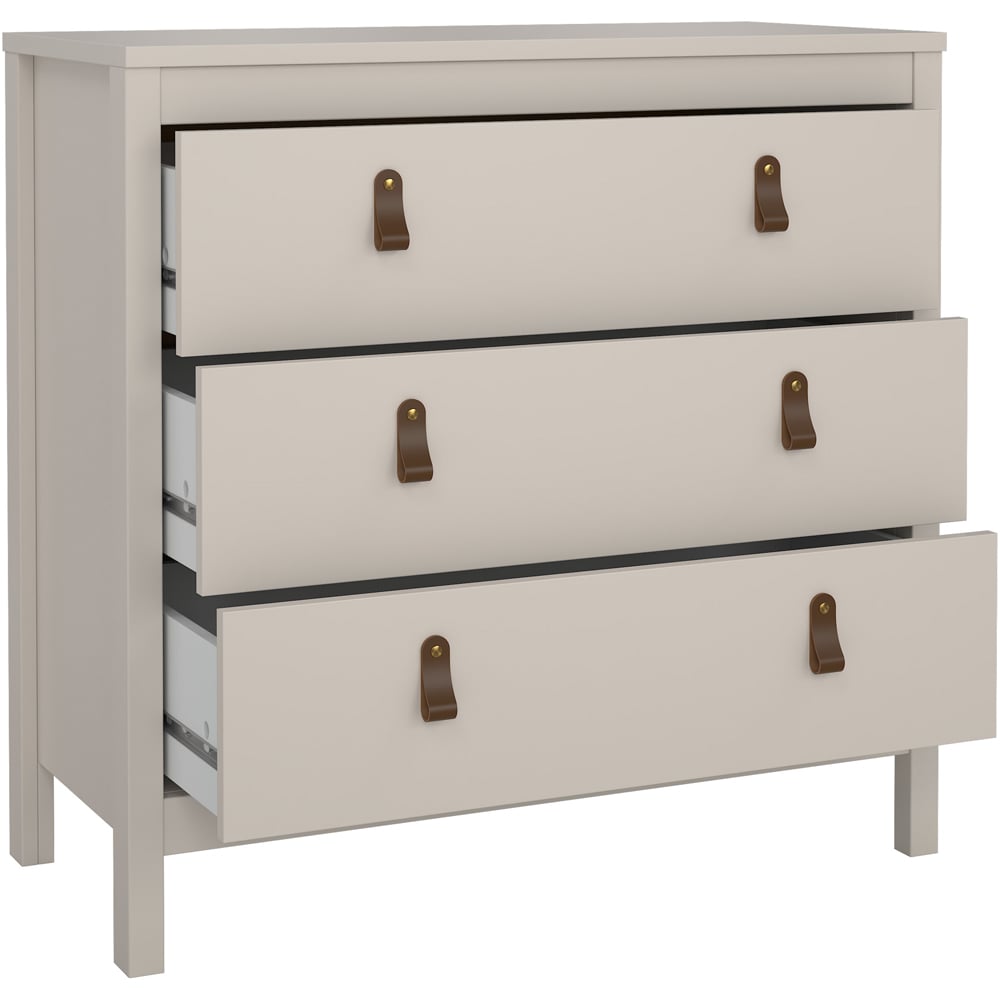 Florence Barcelona 3 Drawer Cashmere Chest of Drawers Image 3