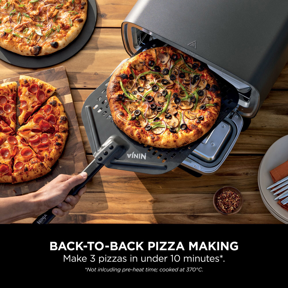 Ninja Artisan MO201UK Grey Outdoor Pizza Air Fry Oven Image 6