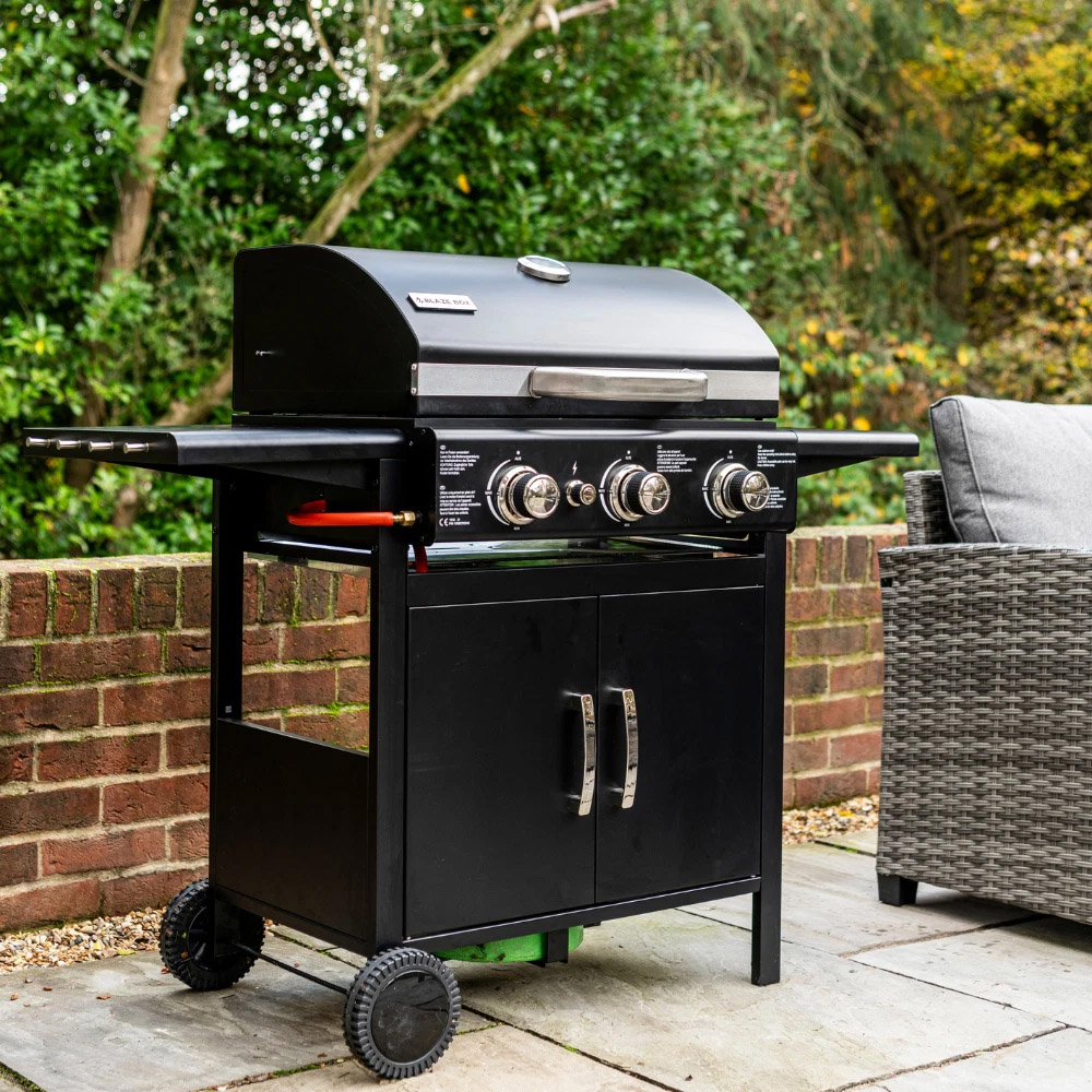 Blazebox 3 Burner Gas BBQ Complete Kit Image 2