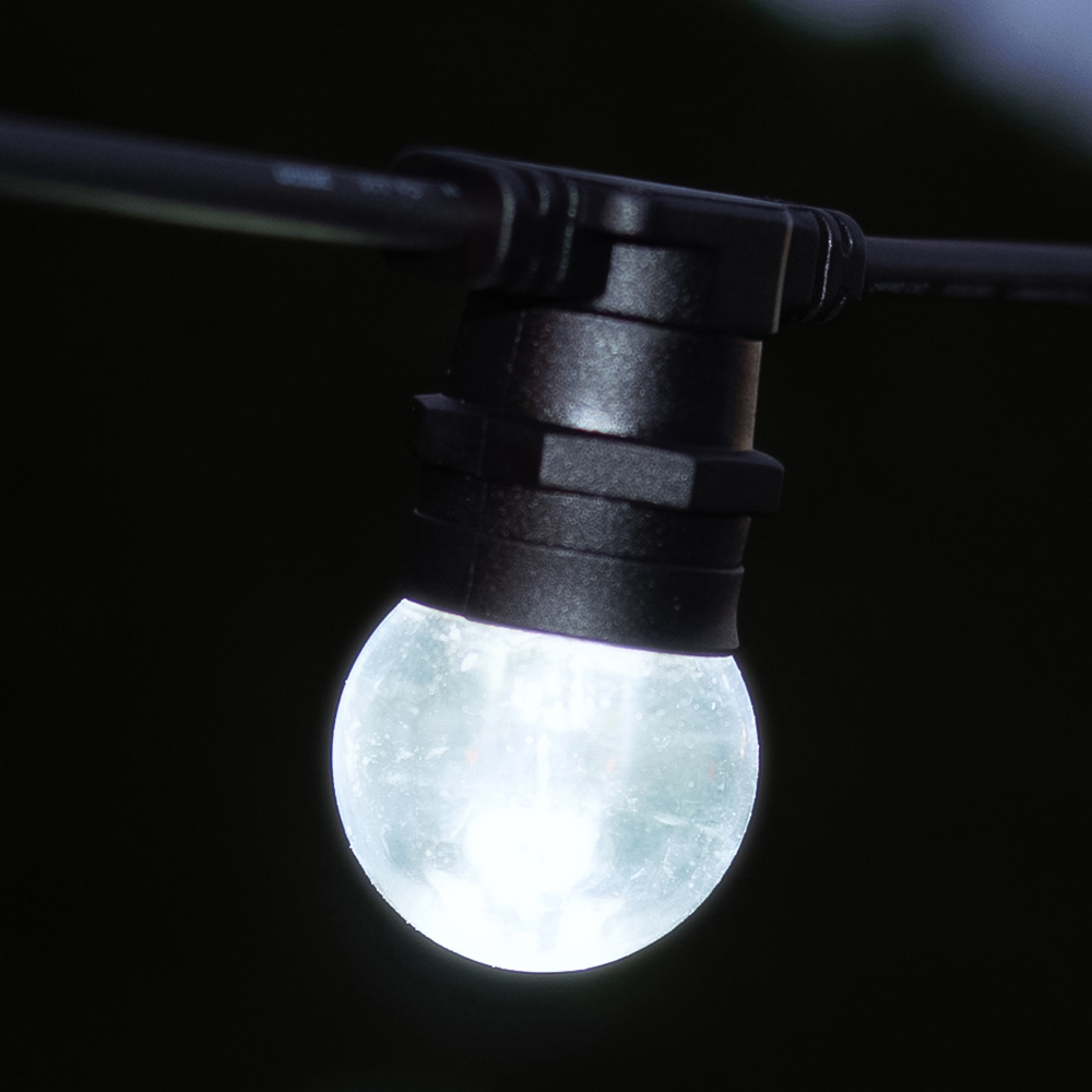 Eagle Connect G45 E27 Cold White LED Bulb with Clear Plastic Cover Image 2