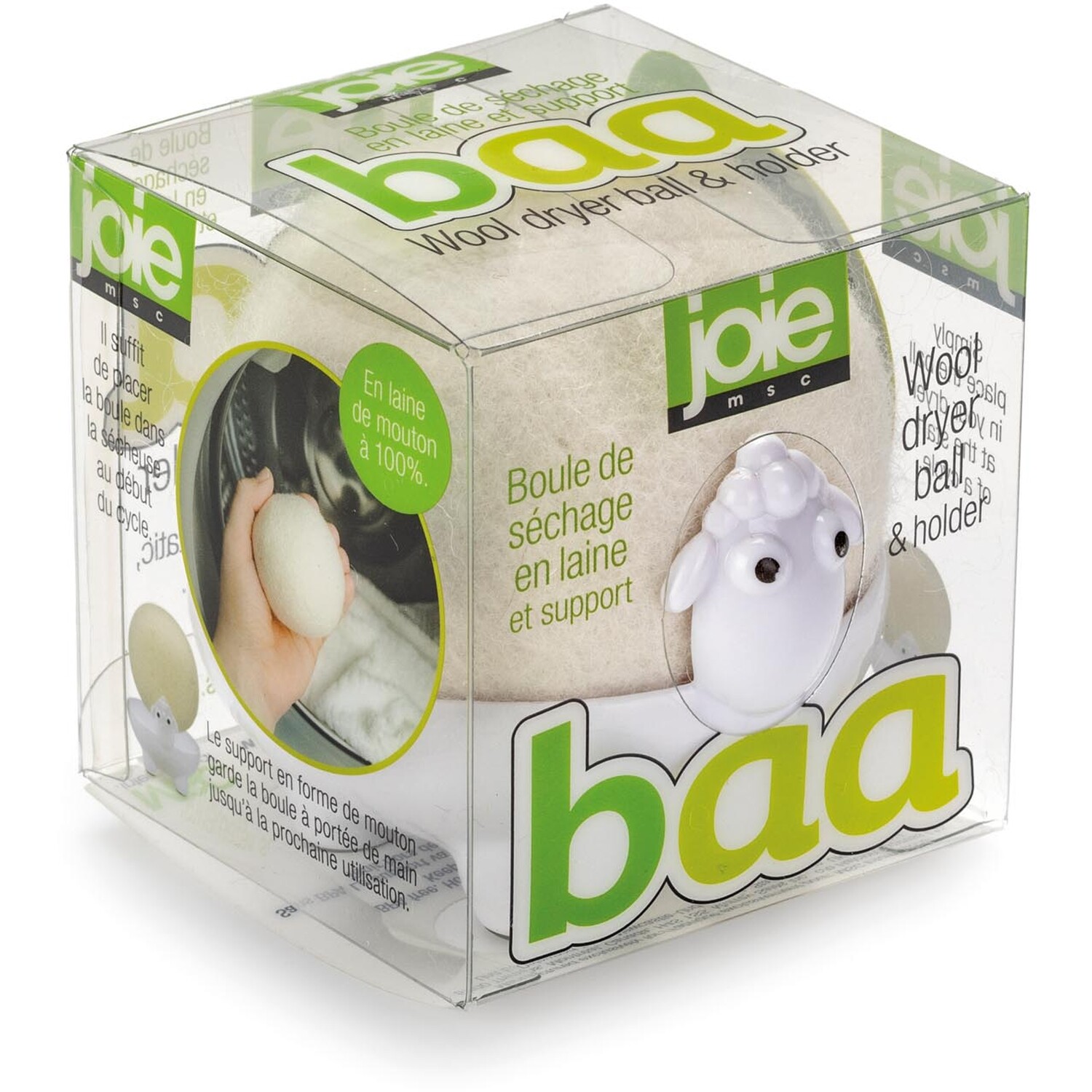 Joie Sheep Wool Dryer Ball & Holder Image 3