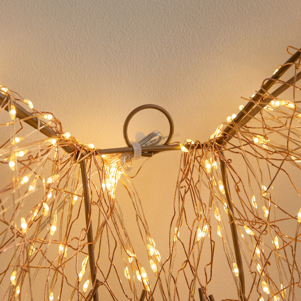 Samuel Alexander 960 Warm White LED Light-Up Christmas Galaxy Bow 58cm Image 4