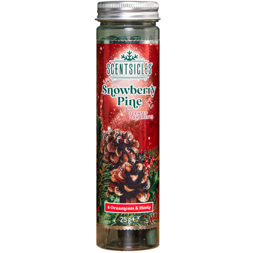 Samuel Alexander Snowberry Pine Scentsicles Hanging Sticks 6 Pack Image 1