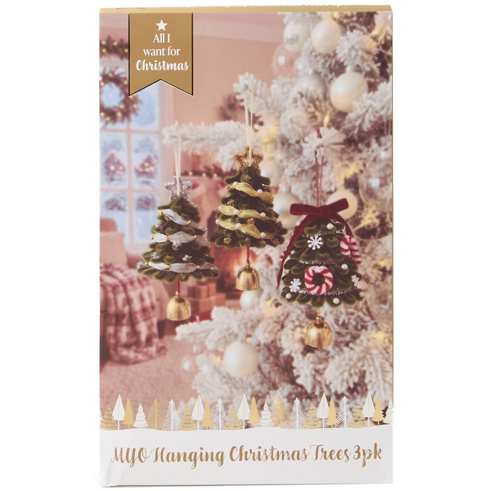 Make Your Own Hanging Christmas Trees Kit Image 1