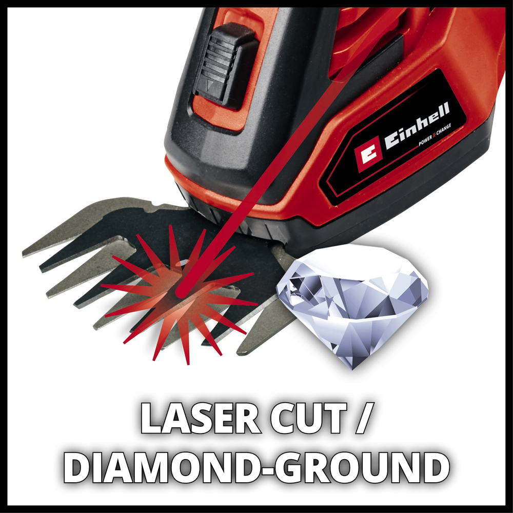 Einhell Power X-Change GE-CG 18/100 Li-Solo Cordless Grass and Bush Shear Image 8