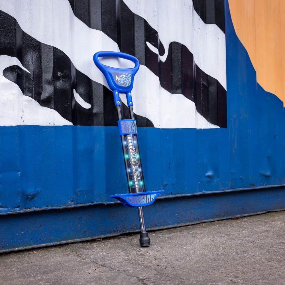 Xootz Blue Tiger Wild Rider LED Pogo Stick Image 2