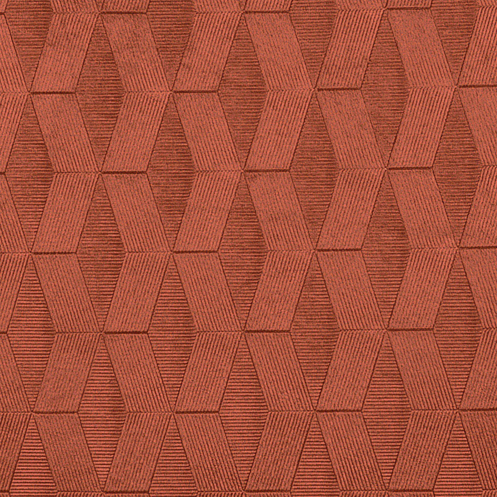 Enhanced Living Tokyo Orange Velvet Embossed Thermal Darkening Eyelet Curtains 117 x 137cm Image 4