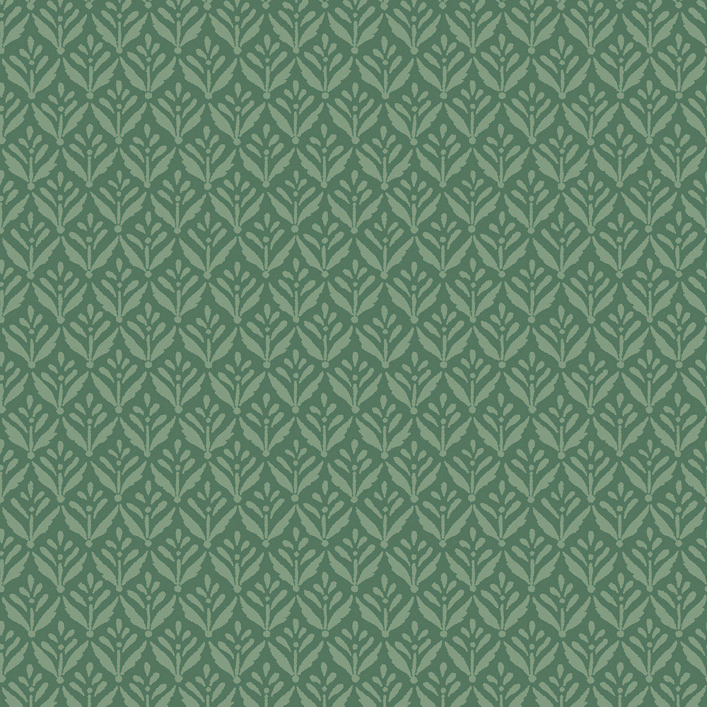 Hoopla Walls Purity Mini Leaf Green Wallpaper Image 1